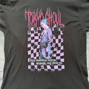 Tokyo Ghoul Black Graphic T-Shirt Size L
